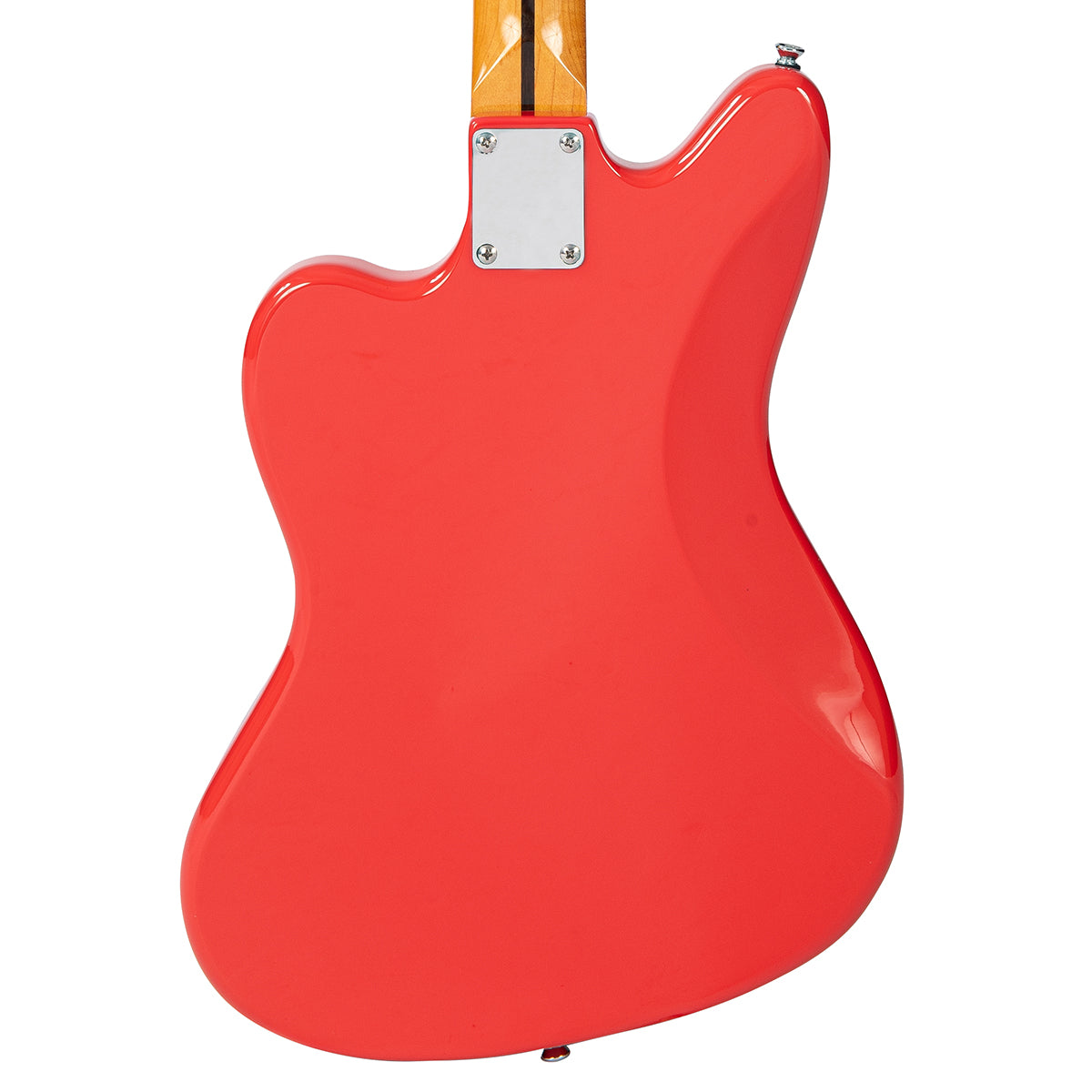 Vintage REVO Series 'Surfmaster 90' Electric Guitar ~ Firenza Red - Fair Deal Music
