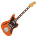 Vintage REVO Series 'Surfmaster' Thinline Twin Electric Guitar ~ Trans Orange - Fair Deal Music