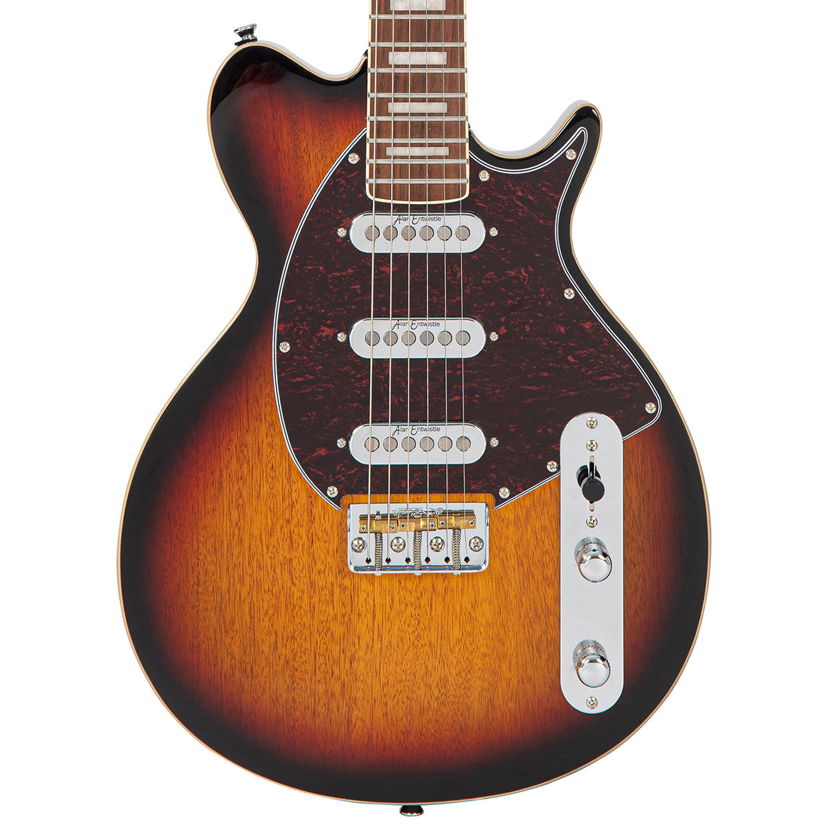 Vintage REVO Series 'Vision' Electric Guitar ~ Two Tone Sunburst - Fair Deal Music