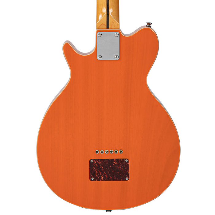Vintage REVO Series 'Vision' Electric Guitar ~ Trans Orange - Fair Deal Music