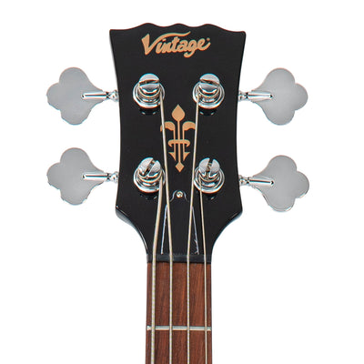 Vintage VS4 ReIssued Bass Guitar ~ Boulevard Black - Fair Deal Music