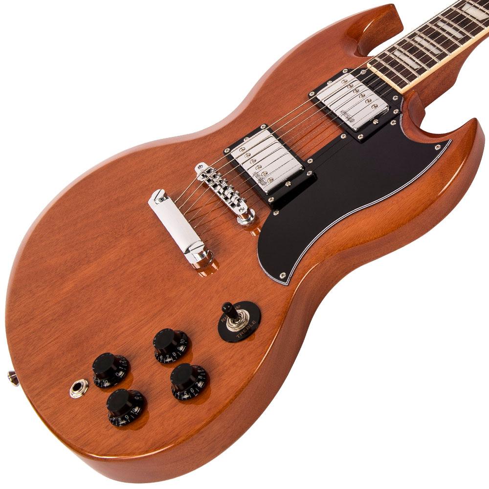 Vintage VS6 ReIssued Electric Guitar ~ Natural Mahogany - Fair Deal Music