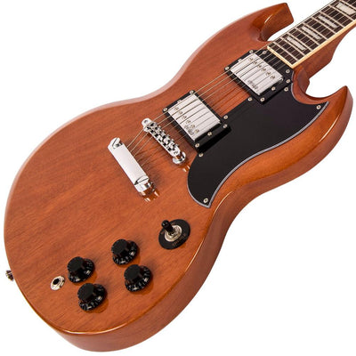 Vintage VS6 ReIssued Electric Guitar ~ Natural Mahogany - Fair Deal Music
