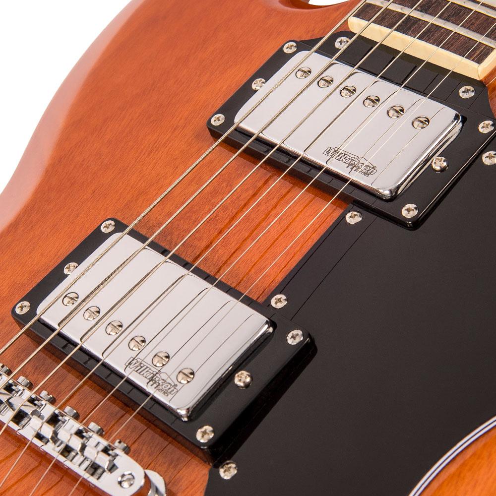 Vintage VS6 ReIssued Electric Guitar ~ Natural Mahogany - Fair Deal Music