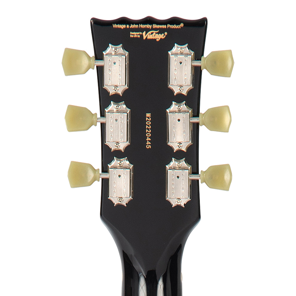 Vintage VSA500P ReIssued Semi Acoustic Guitar ~ Boulevard Black - Fair Deal Music
