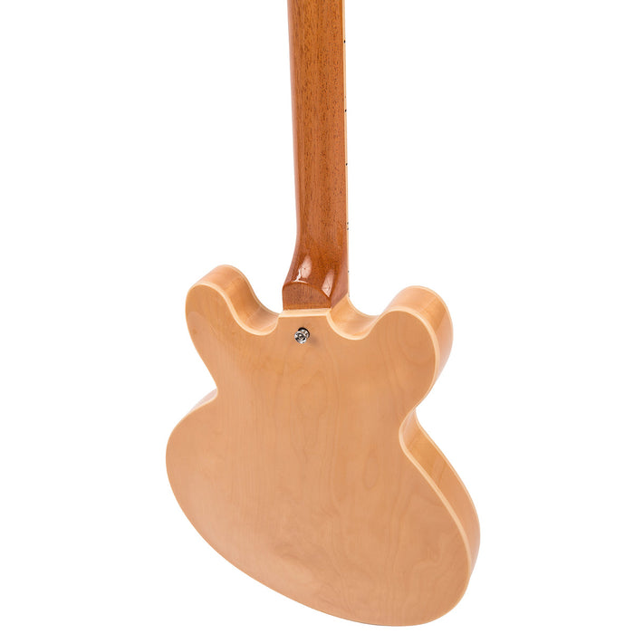 Vintage VSA500P ReIssued Semi Acoustic Guitar ~ Natural Maple - Fair Deal Music