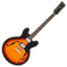 Vintage VSA500 ReIssued 12-String Semi Acoustic Guitar ~ Sunburst - Fair Deal Music