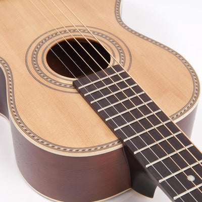 Vintage 'Viator' Paul Brett Acoustic Travel Guitar ~ Natural - Fair Deal Music