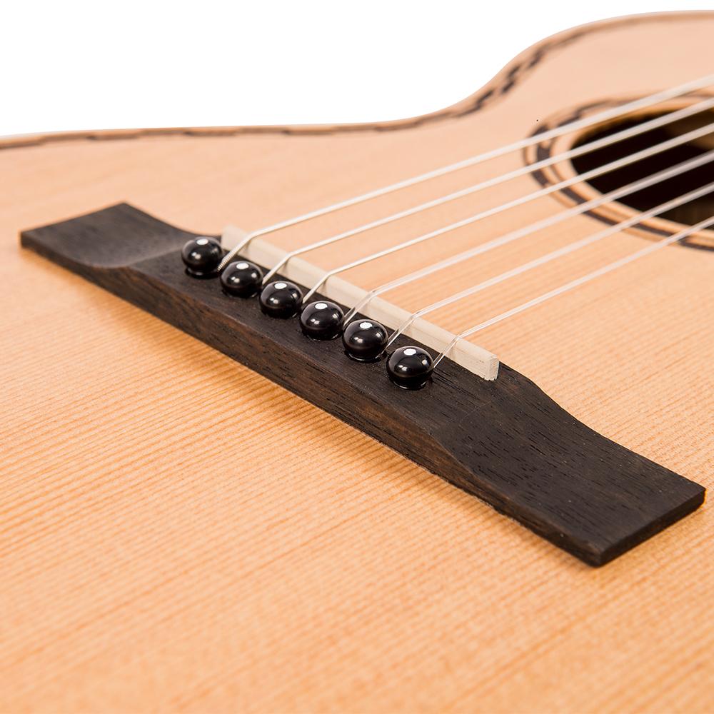 Vintage 'Viator' Paul Brett Acoustic Travel Guitar ~ Nylon Strung ~ Natural - Fair Deal Music