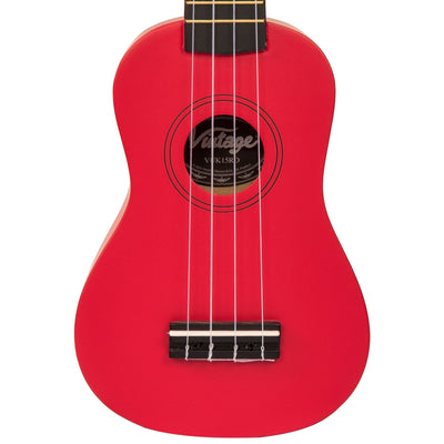 Vintage Soprano Ukulele ~ Satin Red - Fair Deal Music
