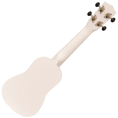Vintage Soprano Ukulele ~ Satin White - Fair Deal Music