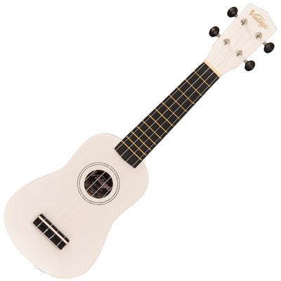 Vintage Soprano Ukulele ~ Satin White - Fair Deal Music