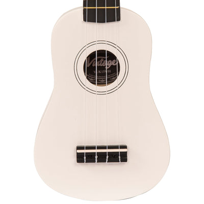 Vintage Soprano Ukulele ~ Satin White - Fair Deal Music