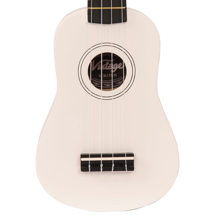 Vintage Soprano Ukulele ~ Satin White - Fair Deal Music
