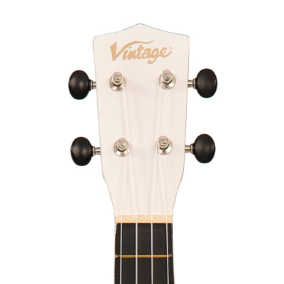 Vintage Soprano Ukulele ~ Satin White - Fair Deal Music