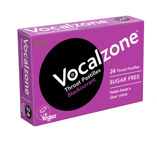Vocalzone Blackcurrant Throat Pastilles - Fair Deal Music
