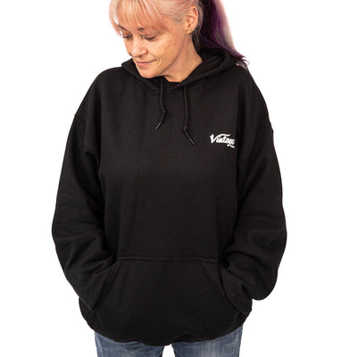 Vintage Fleece Hoodie ~ Black, Extra Large - Fair Deal Music
