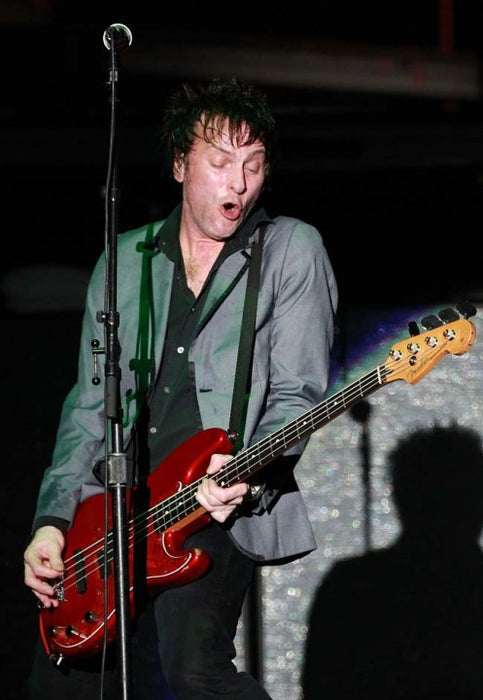 Fender Precision Bass in Candy Apple Red, previously owned by Tommy Stinson, (Used) (Comm) - Fair Deal Music