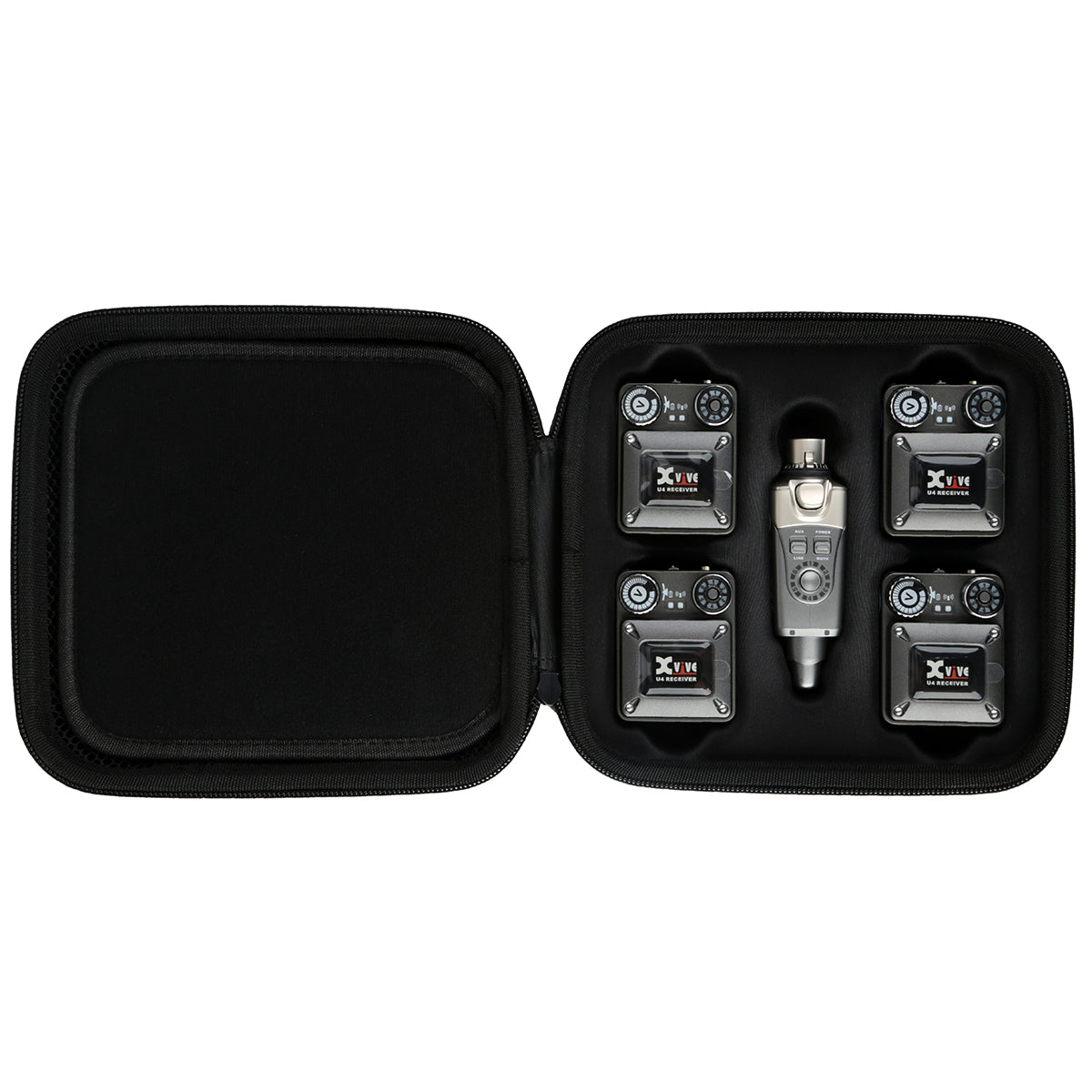 Xvive Travel Case for XU4R4 In-Ear Monitor Wireless System (4 Receivers) - Fair Deal Music