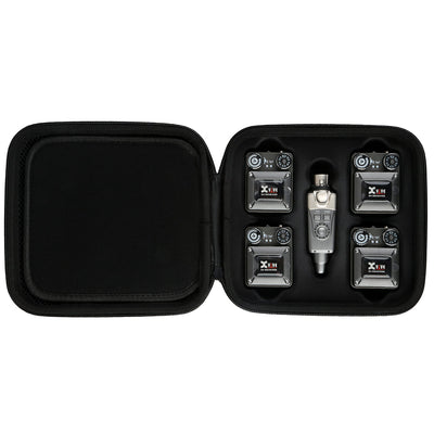 Xvive Travel Case for XU4R4 In-Ear Monitor Wireless System (4 Receivers) - Fair Deal Music