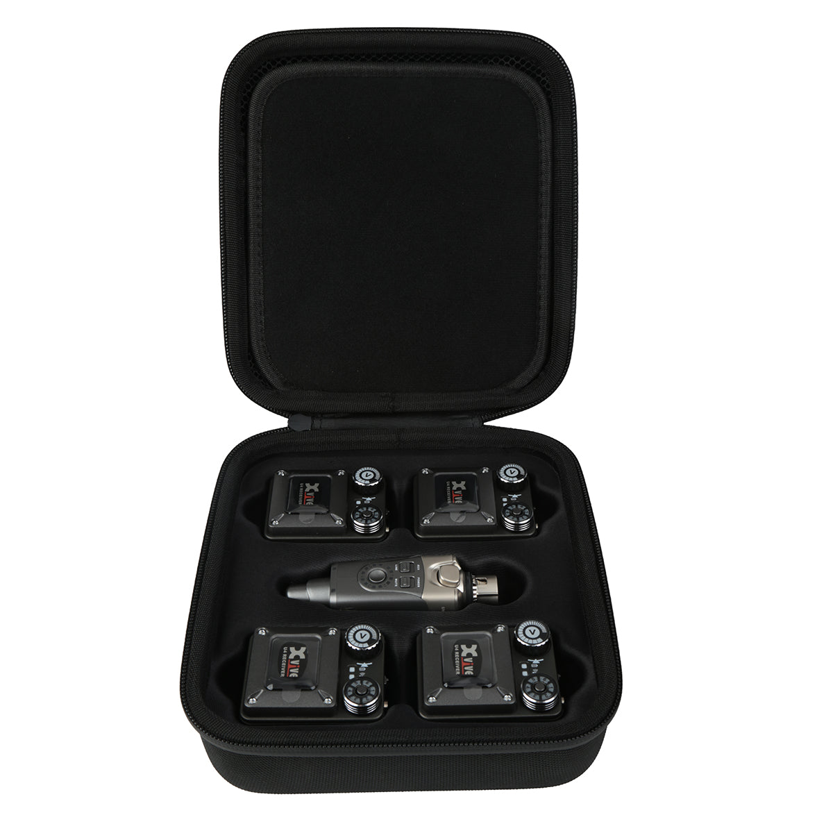 Xvive Travel Case for XU4R4 In-Ear Monitor Wireless System (4 Receivers) - Fair Deal Music