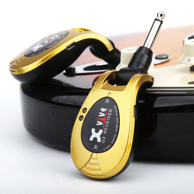 Xvive Wireless Guitar System ~ Gold - Fair Deal Music