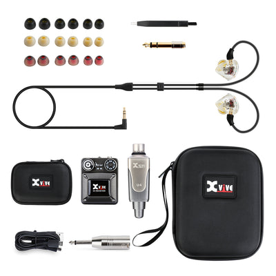 Xvive In-Ear Monitor Wireless System with T9 In-Ear Monitors and Travel Case - Fair Deal Music
