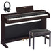 Yamaha YDP-145R Arius Digital Piano Dark Rosewood Bundle - Fair Deal Music