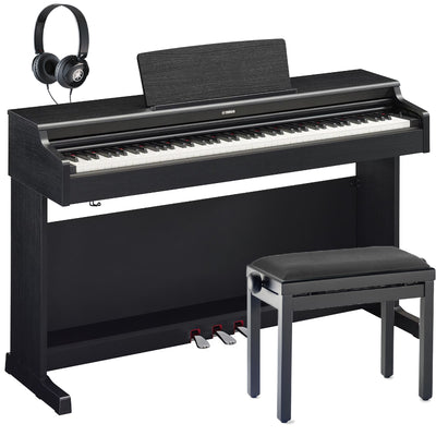 Yamaha YDP-165B Arius Digital Piano Black Walnut Bundle - Fair Deal Music
