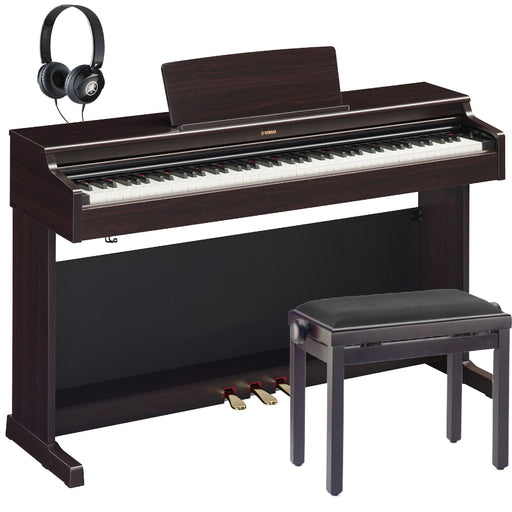 Yamaha YDP-165R Arius Digital Piano Dark Rosewood Bundle - Fair Deal Music
