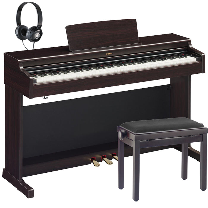 Yamaha YDP-165R Arius Digital Piano Dark Rosewood Bundle - Fair Deal Music