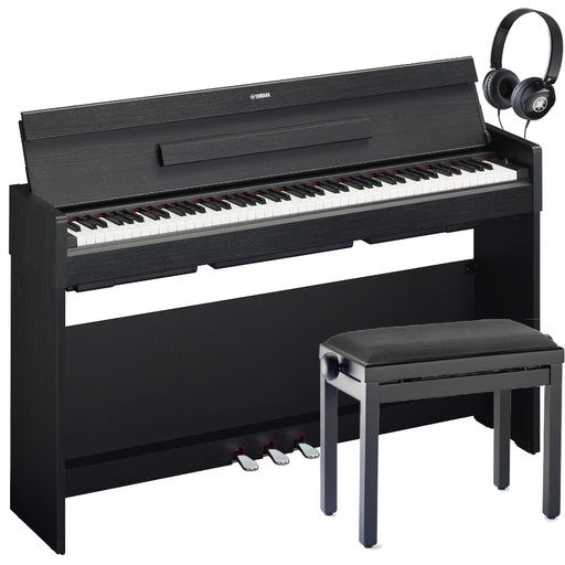 Yamaha YDP-S35B Arius Slim Digital Piano Black Walnut Bundle - Fair Deal Music