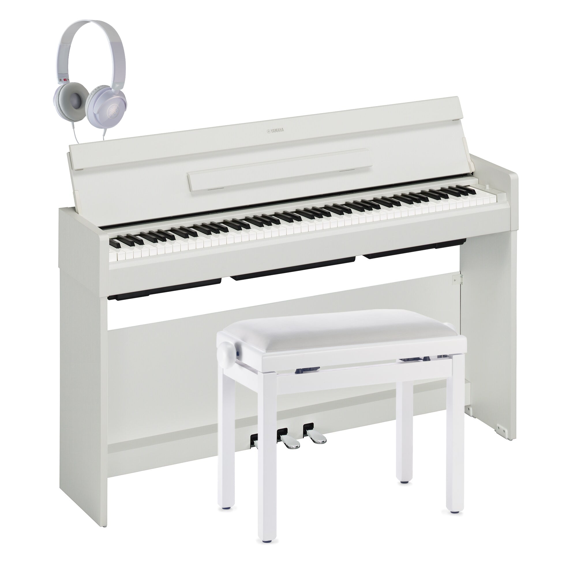Yamaha YDP-165WH Arius Digital Piano White Bundle