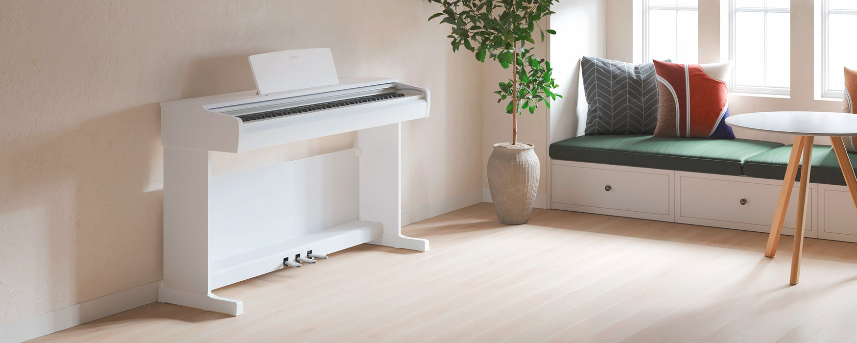 Yamaha YDP-146WH Arius Digital Piano White - Fair Deal Music