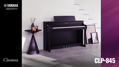 Yamaha CLP-845B Clavinova Digital Piano Black Walnut Bundle - Fair Deal Music