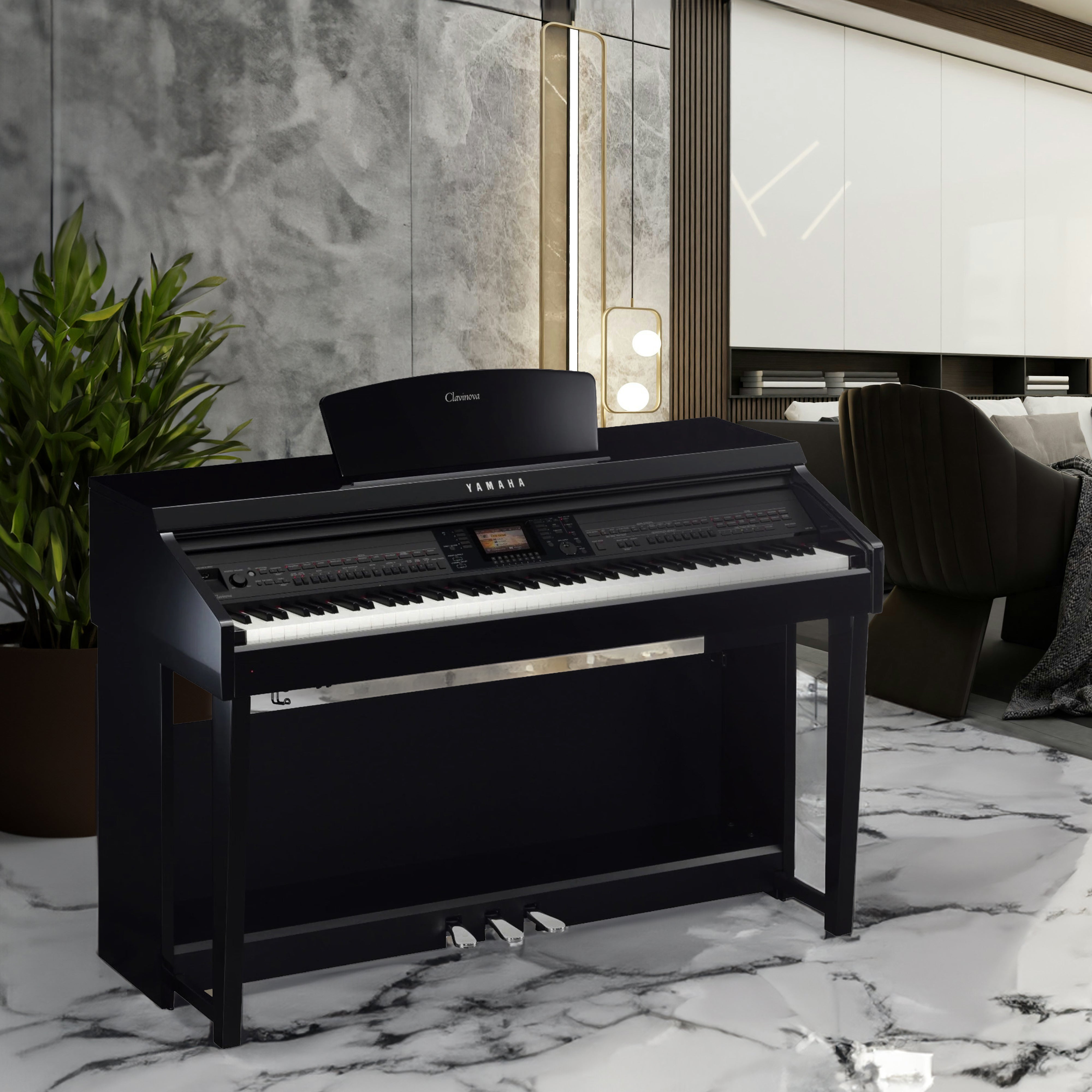 Yamaha CVP-701PE Clavinova Digital Piano in Polished Ebony - Fair Deal Music