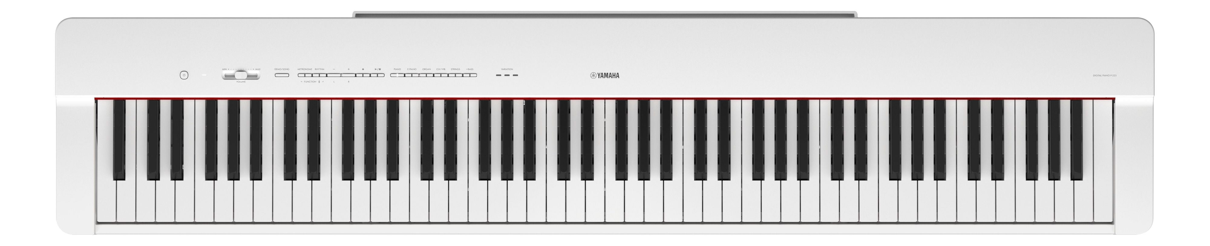 Yamaha P-225WH Portable Digital Piano White Bundle - Fair Deal Music