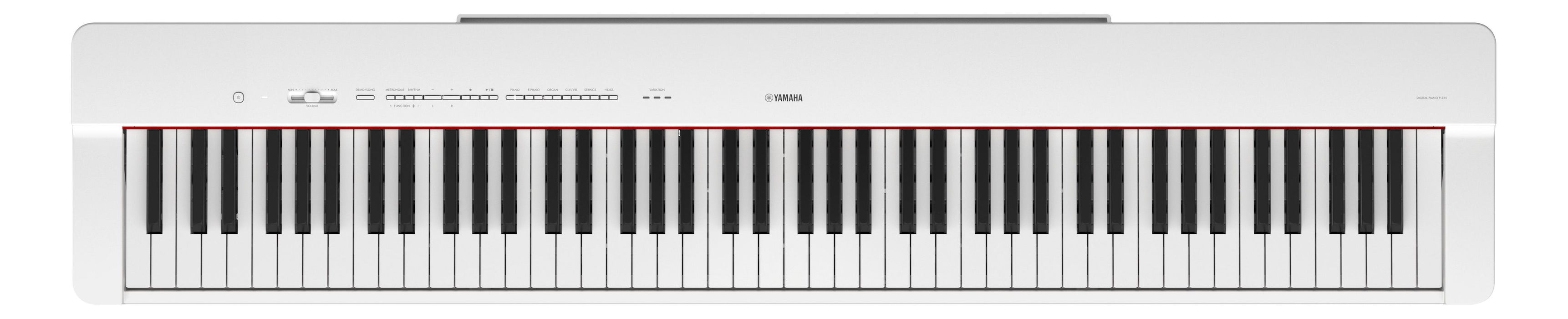 Yamaha P-225WH Portable Digital Piano White Bundle - Fair Deal Music