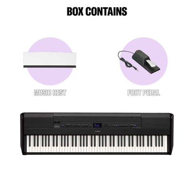 Yamaha P-525B Black Digital Piano Bundle - Fair Deal Music