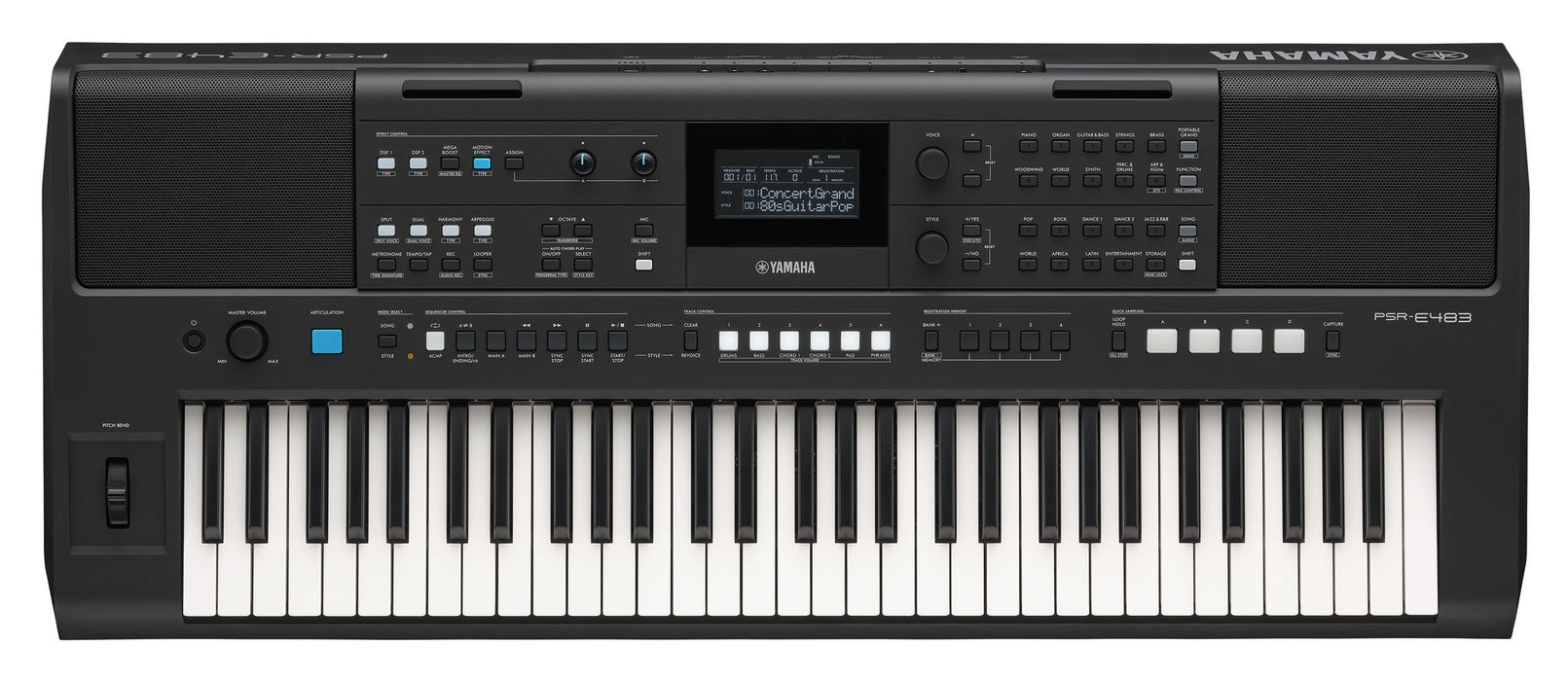 Yamaha PSR-E483 Portable Keyboard - Fair Deal Music