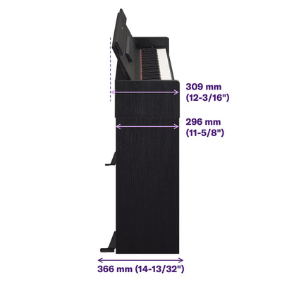 Yamaha YDP-S36B Arius Slim Digital Piano Black Walnut Bundle - Fair Deal Music