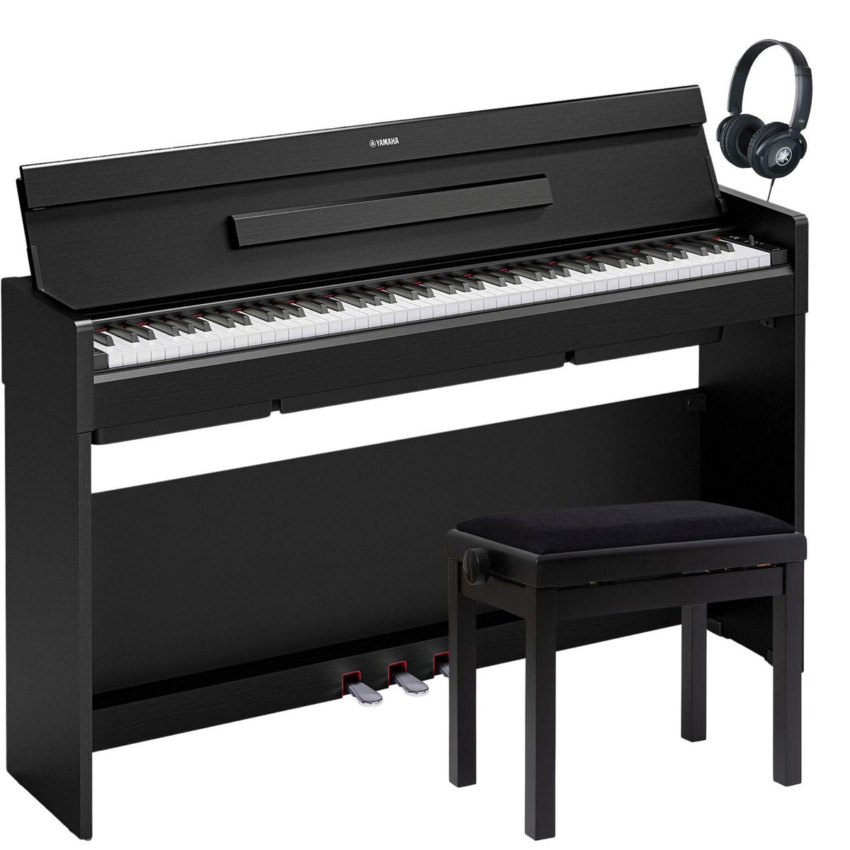 Yamaha YDP-S36B Arius Slim Digital Piano Black Walnut Bundle - Fair Deal Music