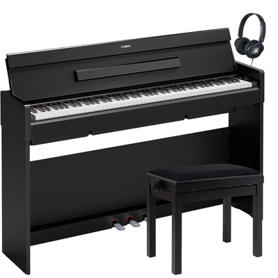 Yamaha YDP-S36B Arius Slim Digital Piano Black Walnut Bundle - Fair Deal Music