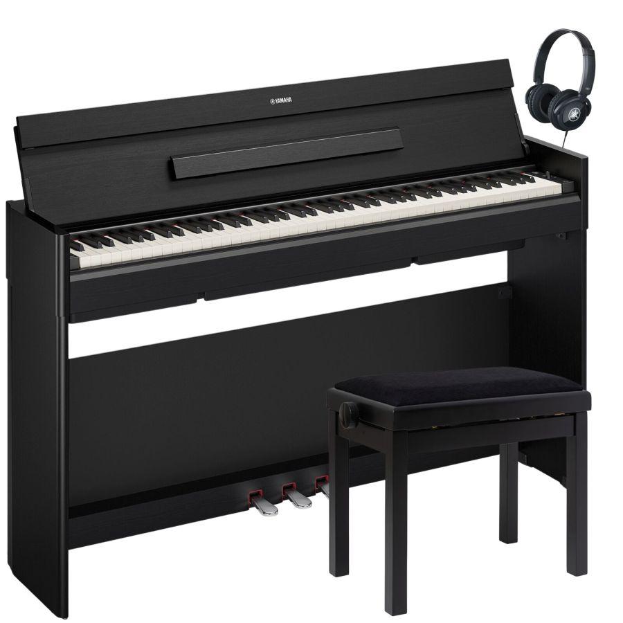 Yamaha YDP-S56B Arius Slim Digital Piano Black Walnut Bundle - Fair Deal Music