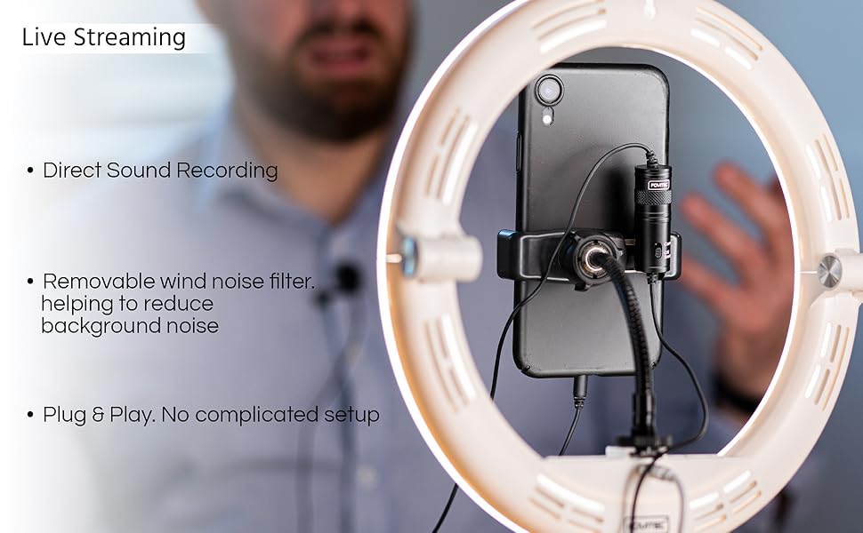 Fovitec SP70-010 Lavalier Microphone - Fair Deal Music