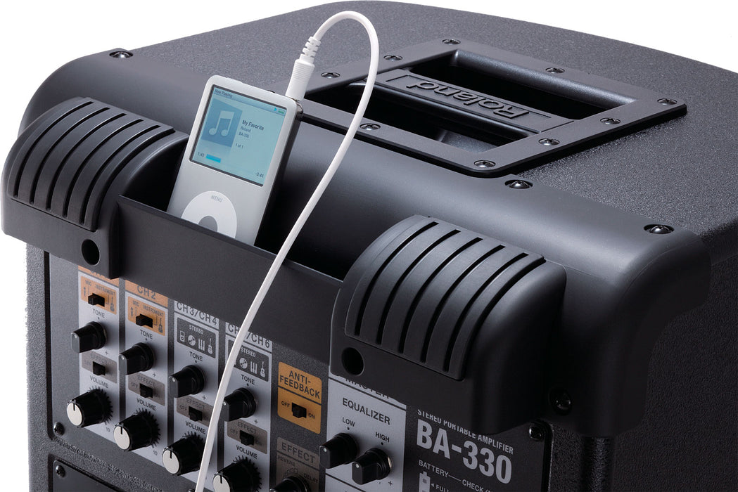 Roland BA-330 Portable Stereo PA System (Mains or Battery Powered) - Fair Deal Music