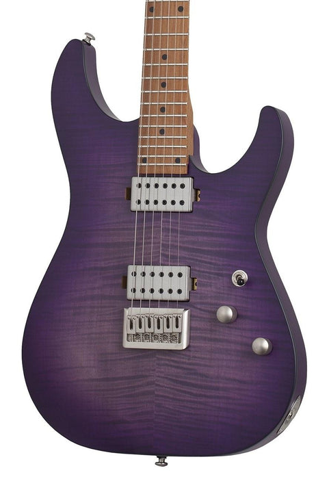 Schecter C-1 Standard Plus, Trans Purple Burst Electric Guitar - Fair Deal Music