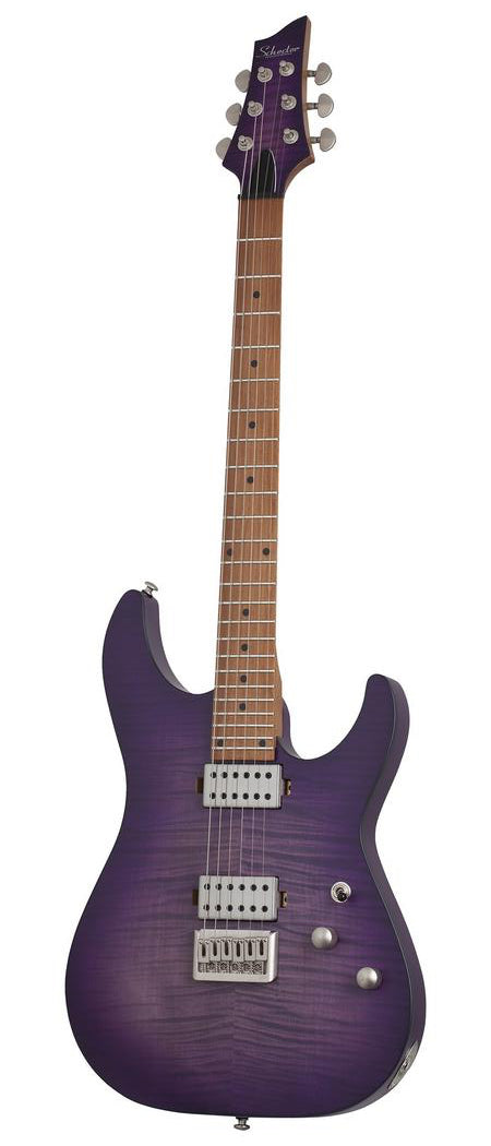 Schecter C-1 Standard Plus, Trans Purple Burst - Fair Deal Music