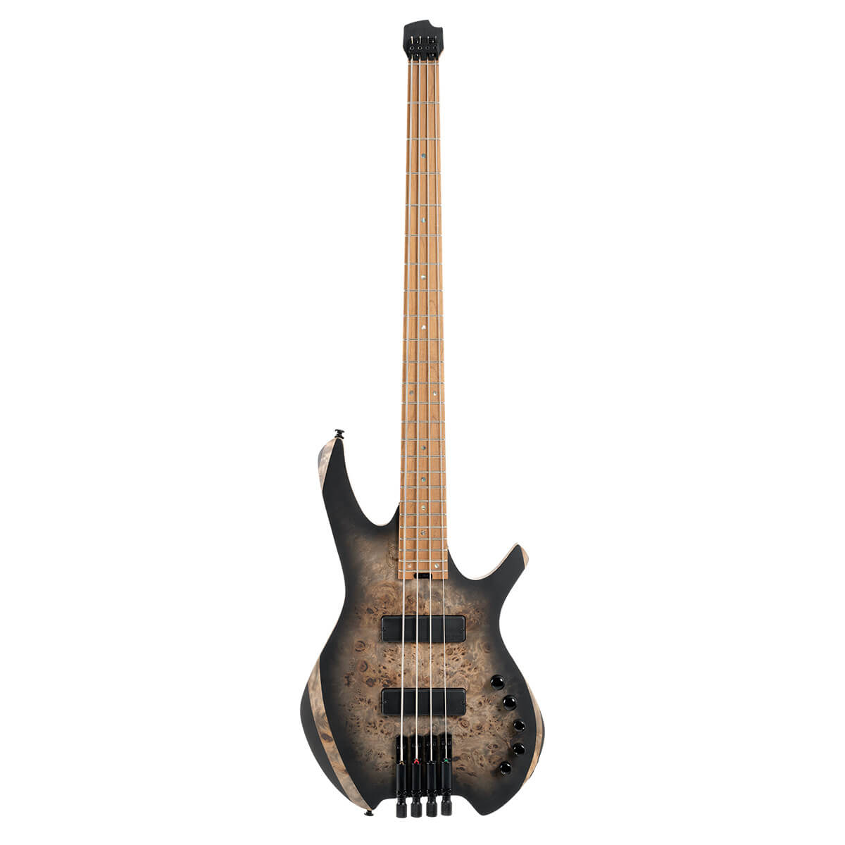 Cort Space 4 Headless Electric Bass Guitar, Star Dust Black - Fair Deal Music