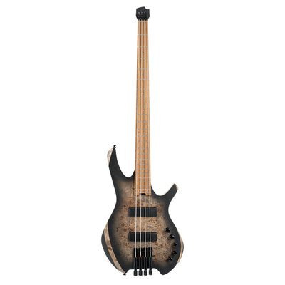 Cort Space 4 Headless Electric Bass Guitar, Star Dust Black - Fair Deal Music